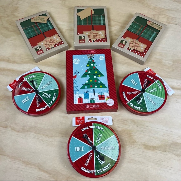 7 Piece Holiday Bundle - Gift Card Holders & Holidays cards - Picture 1 of 7